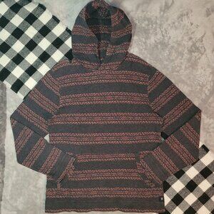 M | Roark | Striped Boho Baja Hoodie